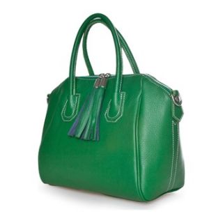 Made In Italia Green Leather Handbag