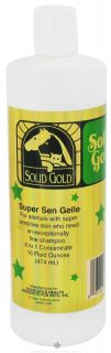 Solid Gold   Super Sen Gelle Pet Shampoo   16 oz. 6 To 1 Concentrate