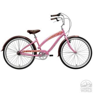 Nirve Lahaina Women’s 3 Speed 26” Bike, Pink Pearl   Nirve Sports 