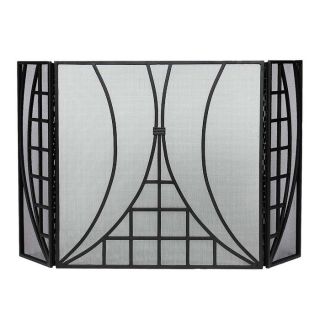 Plain and Fancy IV Folding Fireplace Screen at Brookstone—Buy Now