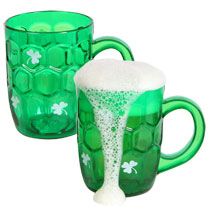 Home Kitchen & Tableware Drinkware St. Patricks Day Plastic Beer Mugs 