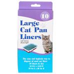 Large Cat Pan/Litter Box Liner Bags, 10 ct. Boxes