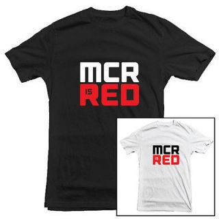 Manchester Is Red MCR Manchester United Man Utd Fan T Shirt MUFC shirt 