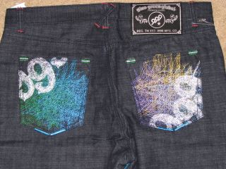 New GINO GREEN GLOBAL $238 Premium Stitch Jeans Size 40