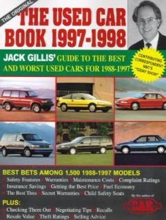 The Used Car Book, 1997 1998 by Jack Gillis 1997, Paperback