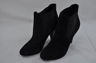 TAPEET VICINI CAMOSCIO IN DONNA BLACK SUEDE ANKLE BOOT (#9850) US 8