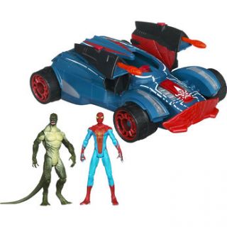 Pull The Amazing Spider Man Zoom N Go Turbo Pull Back Vehicle back and 