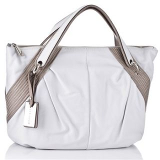 Coccinelle White Leather Stitch Shoulder Bag
