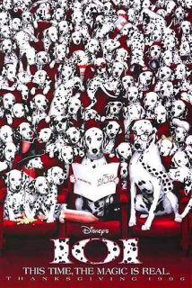 101 Dalmatians OS movie poster Disney adv Glenn Close