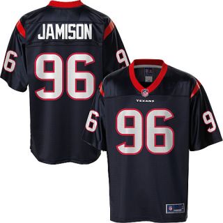 Mens Pro Line Houston Texans Tim Jamison Team Color Jersey   NFLShop 