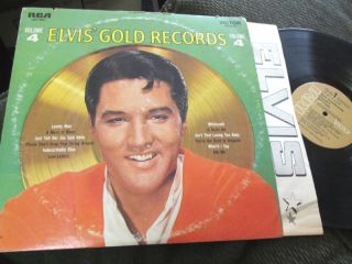 Elvis Presley LP Elvis Gold Records Vol.4 LSP 3921 NM vinyl wow rare