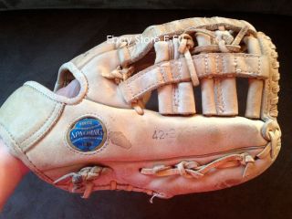 RICK MONDAY Vintage Spalding Baseball Glove 42 3235 Top Grain Leather