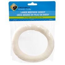 Bulk Greenbrier Kennel Club Large Beefhide Donuts, 5 at DollarTree 