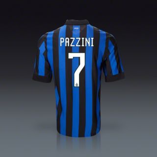 Nike Giampaolo Pazzini Inter Milan Home Jersey 11/12  SOCCER