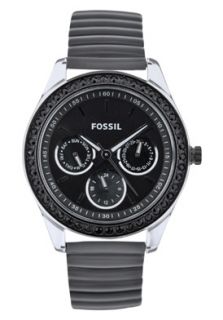 Fossil ES2954 Watches,Womens Stella Black Dial Stainless Steel 