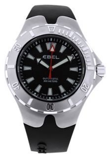 Ebel 1215633 Watches,Mens Aquatica Automatic Black Dial Rubber, Men 
