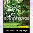   Judgement by George Wright and Paul Goodwin 2010, Paperback