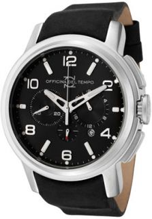 Officina Del Tempo OT1032 11N Watches,Mens Neat Chronograph Black 