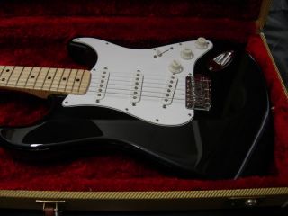 1999 2000 Fender Stratocaster Mexico Black w/case