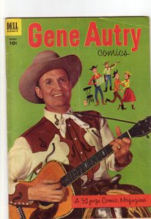 Gene Autry #73 1953 Dell TV Western Comic Guitar Dance