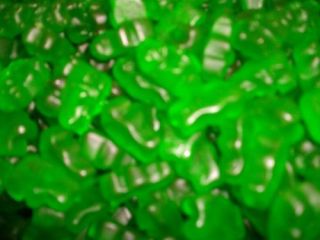 Green Apple Gummy Bears Candy Gummi Candies 1 Pound