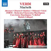Giuseppe Verdi Macbeth by Valeria Cazacu CD, Sep 2009, 2 Discs, Naxos 