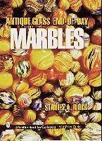 ANTIQUE GLASS END OF DAY MARBLES BY STANLEY A. BLOCK