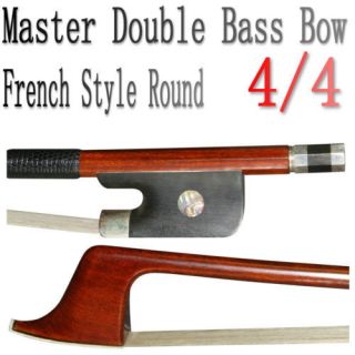 Master Pernambuco Double Bass Bow French.Silver.​4/4