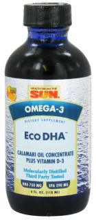 Buy Health From The Sun   Omega 3 Eco DHA Calamari Oil Concentrate 