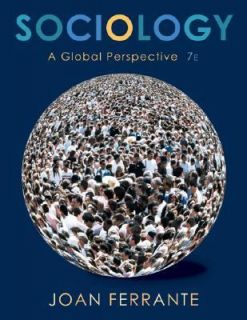 Sociology A Global Perspective by Joan Ferrante 2007, Paperback