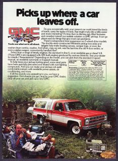 1980 GMC Pickup Truck photo Picks Up Where a Car Leaves Off promo 