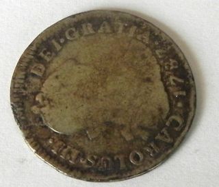 1787 SPANISH 2 REALS SILVER COIN