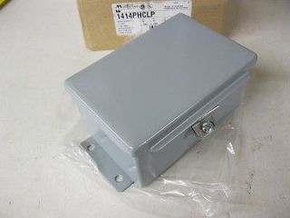 Hammond JIC Electrical Enclosure Box 1414PHCLP 6 X 4 X 3 NEMA 12