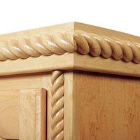 Split Rope Molding for Crown Molding   Rockler Woodworking Tools