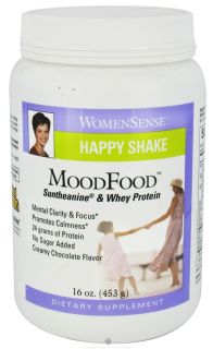 Natural Factors   WomenSense MoodFood Happy Shake Suntheanine & Whey 