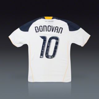 Upper Deck Landon Donovan Autographed LA Galaxy adidas Home Jersey 