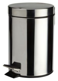 Home Homeware Laundry & Cleaning Chrome Pedal Bin
