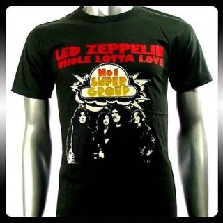 Led Zeppelin Heavy Metal Rock Punk Band T shirt Sz XL Biker Le29