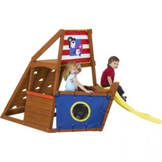 Plum Captain Plum Wooden Climbing Frame Outdoor Play Centre   Toys R 