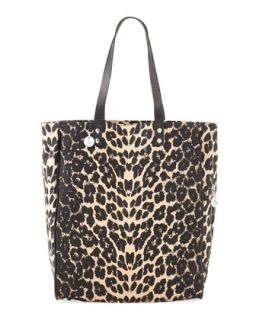 Amelie Leopard Print Tote Bag   