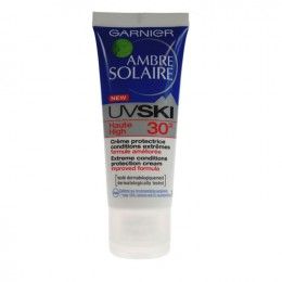 Garnier Ambre Solaire UV SKI Protection Cream SPF30 30ml   Free 