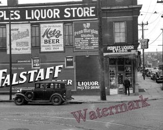 Photograph Vintage Image Peoples Drug Store Omaha Nebraska 1938 