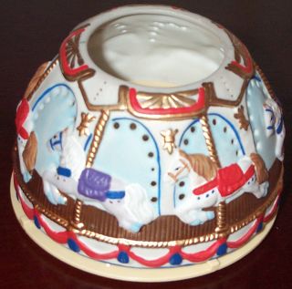 christmas carousel candle in Christmas: Modern (1946 90)