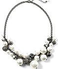 WHITE HOUSE BLACK MARKET  PEARL BAUBLE NECKLACE  GORGEOUS AND 