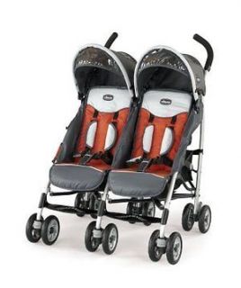 chicco double stroller in Baby