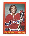 GUY LAFLEUR 1973   1974 TOPPS CARD #72 MONTREAL CANADIENS NHL HOCKEY 