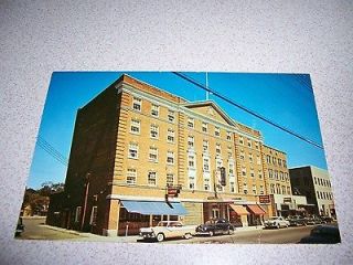 1950s NATHAN HALE HOTEL DOWNTOWN WILLIMANTIC CT. POSTCARD