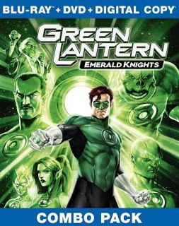 Green Lantern Emerald Knights Blu ray Disc, 2011, 2 Disc Set
