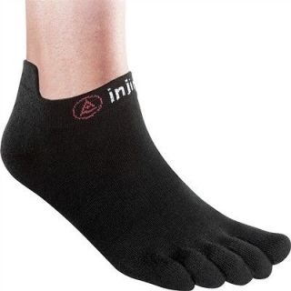 Injinji socks LightWeight Performance Toe sock no show black 1pair