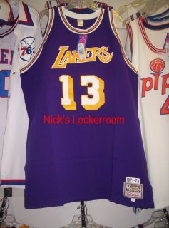 AUTHENTIC Mitchell & Ness Los Angels Lakers Wilt Chamberlain Throwback 